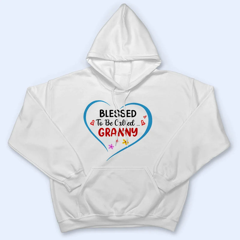 Gift For Grandma, Gift For Mother - Bless To Be Called Grandma Nana Auntie - Personalized Loungewear Set