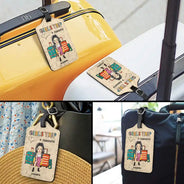 Girls Trip Destination - Personalized Luggage Tag