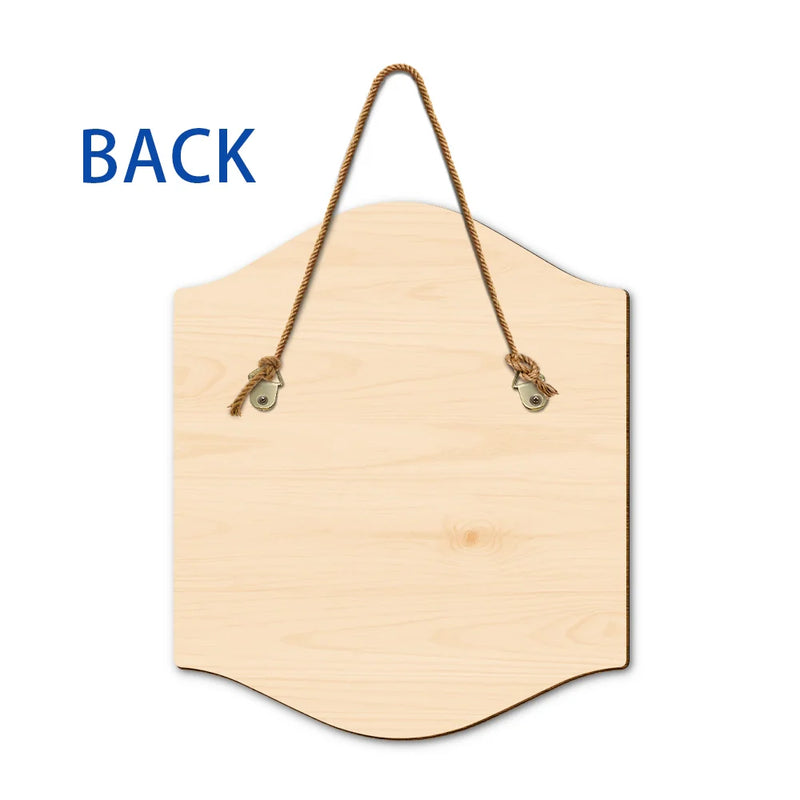 Rhymes With Camping - Personalized Custom Shaped Wood Sign