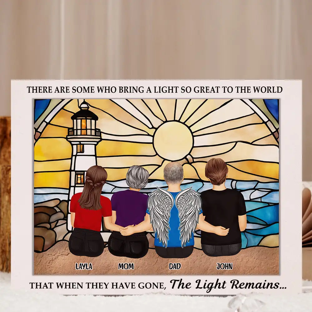The Light Remains - Personalized Custom Shaped Light Box