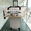 Travel,Camping,Gift For Couples,Gift For Husband,Gift For Wife,Gift For Boyfriend,Gift For Girlfriend,Happy - Camping Couple A Lifetime Of Love & Adventure - Personalized Duffle Bag