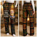 Reading,Gift For Yourself,Gift For Women,Happy - Reading Just A Girl Who Loves Books 3D Effect - Personalized Sweatpants