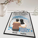 Gift For Mother,Gift For Daughter,Love  - The Love Between Mother & Daughters Is Forever - Personalized Vertical Stained Glass Suncatcher
