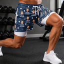 Gift For Husband, Humorous, Beach, Custom Photo, Summer, Gift For Couples, Cut-Face Photo, Custom Text - Custom Photo I Love My Wife Thanks For All The Orgasms - Personalized Swim Trunks With Liner