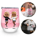 A Whole Lot Of Love - Gift For Sisters - Personalized Custom Wine Tumbler