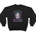 Yoga Chibi Girl I'm Mostly Peace Love Light - Personalized Custom T Shirt