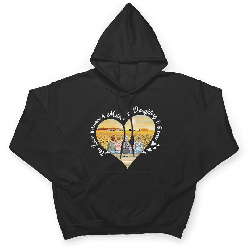 Mother Gift The Love Between Mother & Daughter Is Forever - Personalized Custom T Shirt