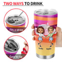 Cruise Bestie Life Is Better On A Cruise - Personalized Custom Tumbler