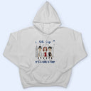 Traveling Bestie Oh Sip It's A Girl Trip - Gift For Bestie - Personalized Custom T Shirt
