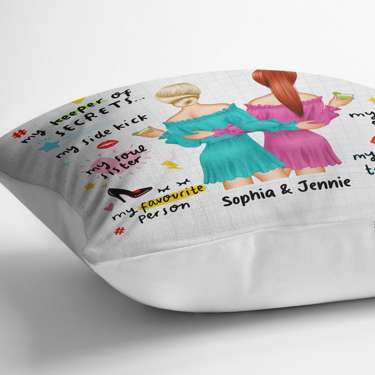 You Are My Bestie - Gift For Besties - Personalized Pillow