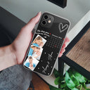 Custom Photo Calendar The Day You Became My Mommy - Gift For Mother - Personalized Clear Phone Case