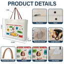 Teacher, Back To School - Teacher Be The Reason Someone Feels Welcomed - Personalized Leather Handle Tote Bag