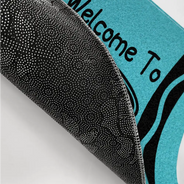 Teacher,Happy,Back To School - Teacher Crayon Welcome To Classroom - Personalized Doormat