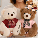 Grateful,Teacher,Back To School,Vector - Teacher Thank You For Helping Me Grow - Personalized Hugging Bear