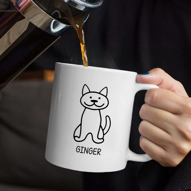 Pet Lovers,Pet Mom,Dog Lovers,Dog Mom,Cat Lovers,Cat Mom,Happy - Thank You For Scooping Our Poo - Personalized Mug