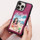 Gift For Yourself,Gift For Women,Gift For Men,Beach,Summer,Happy,Travel - The Beach Is Calling I Must Go - Personalized Leather Flip Wallet Phone Case
