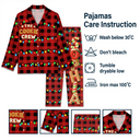 Christmas,Family,Icon,Happy - The Cookie Crew Family Gingerbread Name - Personalized Long Pajamas Set