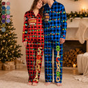 Christmas,Family,Icon,Happy - The Cookie Crew Family Gingerbread Name - Personalized Long Pajamas Set