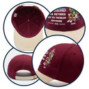 Happy,Gift For Father,Gift For Grandpa,Gift For Men,Retirement,Independence Day,America 250th,Vector,Humorous - The Legend Has Retired American Dad Grandpa - Personalized Two Tone Cap