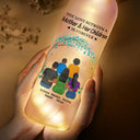 Gift For Yourself,Gift For Women,Gift For Mother,Mom - Daughters (Adult),Mom - Daughters (Young),Mom - Sons,Mom - Children,Gift For Daughter,Love - The Love Between A Mother & Her Daughters Sons - Personalized Bottle Light