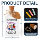 Gift For Mother,Mom - Daughters (Adult),Happy - The Love Between Mother & Daughter - Personalized Short Bottle Light