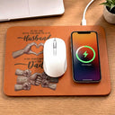 Top Market,Sentimental,Gift For Husband,Gift For Couples,Vector - The Only Thing Better Than Having You As Husband - Personalized Leather Charging Mat