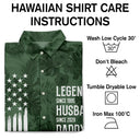 Independence Day,Gift For Grandpa,Proud,Icon - The Original Legend Legend Husband Daddy Grandpa - Personalized Hawaiian Shirt