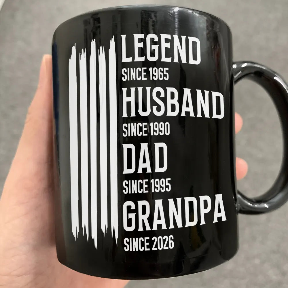 The Original Legend Legend Husband Daddy Grandpa - Personalized Mug