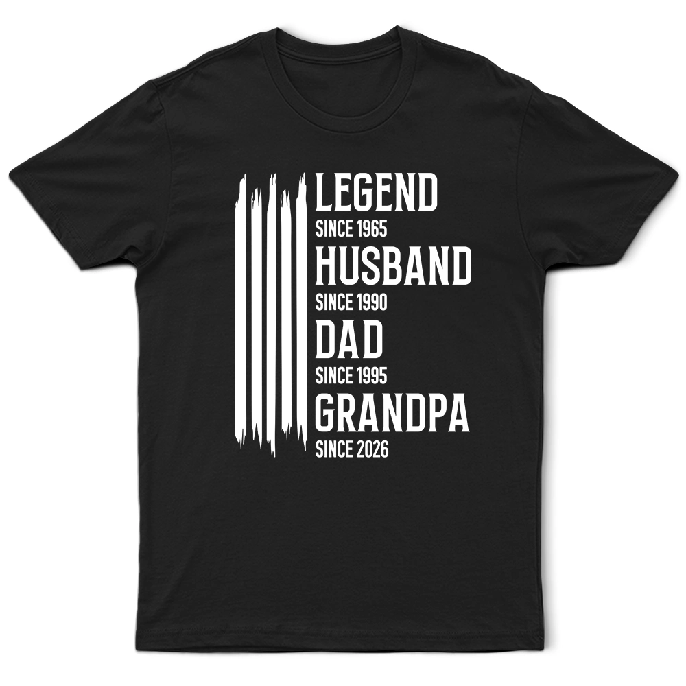 Gift For Grandpa,Dad's Hobby,Afro Dad,Gift For Men,Independence Day,Happy,Top Market - The Original Legend Legend Husband Daddy Grandpa - Personalized T Shirt