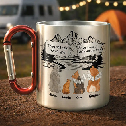 They Still Talk About You - Personalized Carabiner Mug