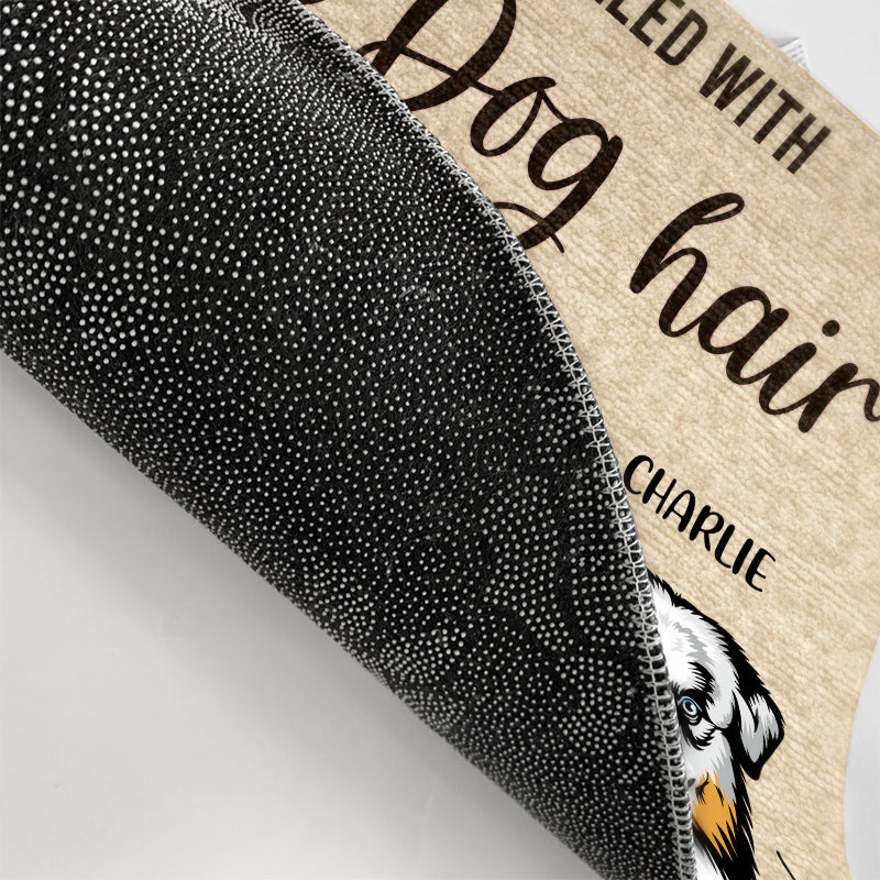This Home Filled With Dog Hair - Dog Lover Gift - Personalized Custom Doormat
