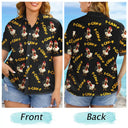 Funny Chicken Bird F Caw F - Personalized Hawaiian Shirt
