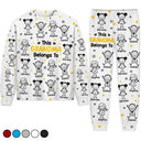 Gift For Grandparents,Gift For Grandpa,Gift For Grandma,Gift For Mother,Gift For Father,Happy,Christmas - This Grandpa Grandma Belongs To Kids Pet - Personalized Unisex Pajamas Set