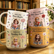 Christmas,Cozy,Reading,Gift For Yourself,Vector - This Is My Reading Mug Book Lovers - Personalized Pottery Mug