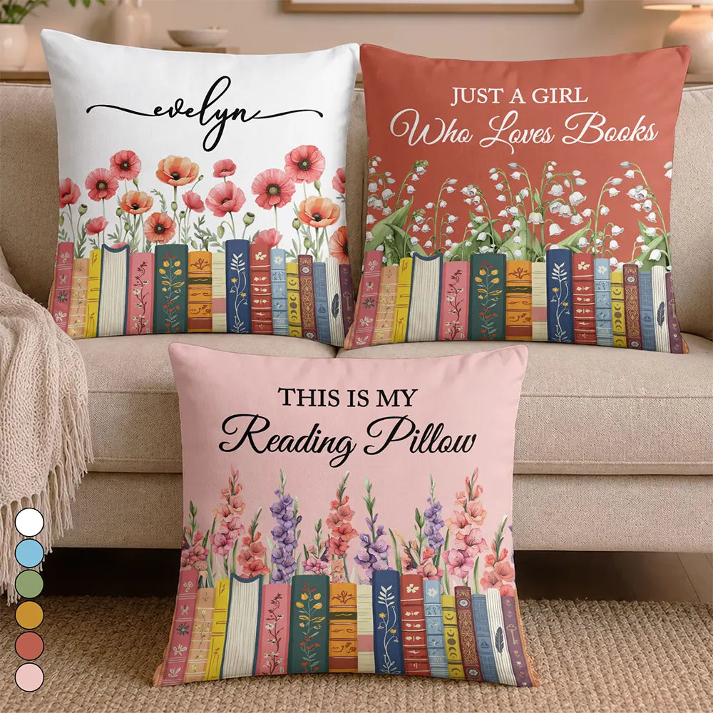 Christmas,Cozy,Reading,Gift For Yourself,Icon - This Is My Reading Pillow - Personalized Pillow
