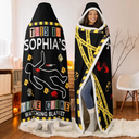 Gift For Yourself, Gift For Women, Gift For Men, Happy, Top Market - This Is My True Crime Watching Blanket - Personalized Wearable Hooded Blanket