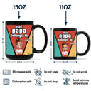 Gift For Father,Gift For Grandpa,Love - This Papa Grandpa Dad Belong To - Personalized Black Mug