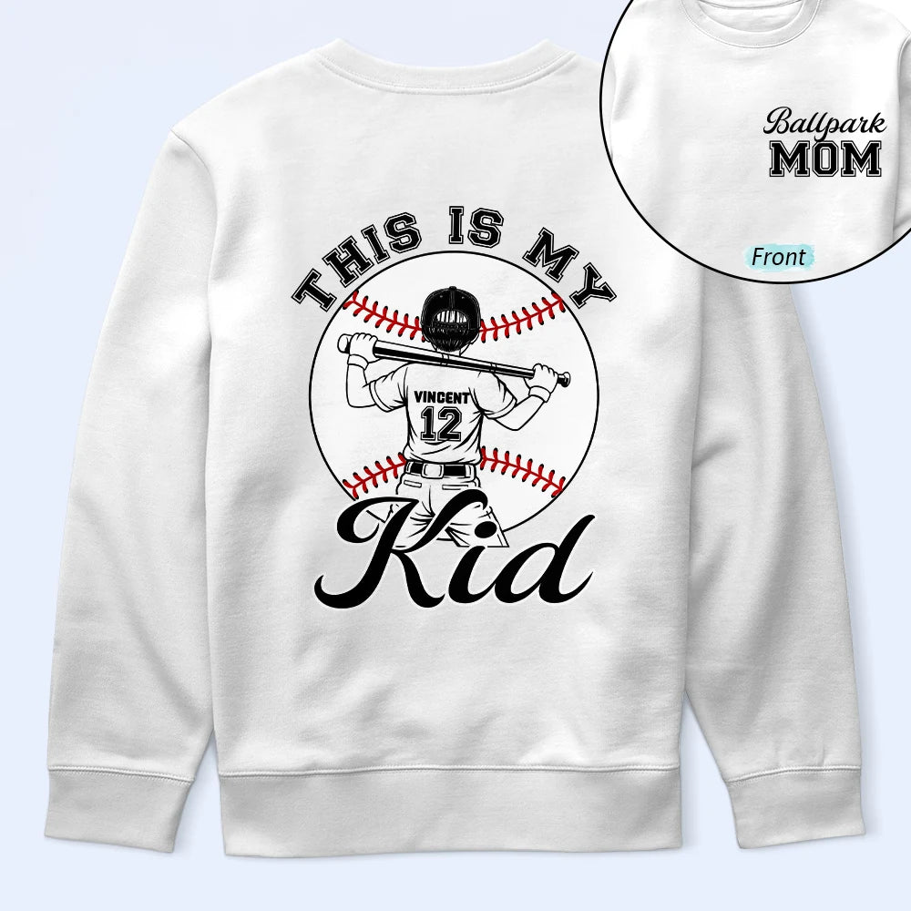 Gift For Mother,Gift For Father,Baseball,Happy - Those Are My Kids Baseball - Personalized T Shirt