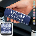 Gift For Mother,Summer,Travel,Happy,Gift For Grandma - Toile De Jouy Mom Grandma Nana - Personalized Luggage Handle Wrap