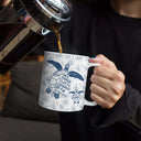 Gift For Yourself,Gift For Grandma,Love,Gift For Women - Toile De Jouy World Full Of Grandmas - Personalized White Edge-to-Edge Mug
