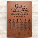 Christmas,Gift For Yourself,Christian - Trust In The Lord With All Your Heart - Personalized Leather Journal