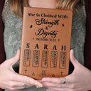Christmas,Gift For Yourself,Christian - Trust In The Lord With All Your Heart - Personalized Leather Journal