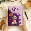 Christian,Gift For Yourself - Trust In The Lord With Birth Month Flower - Personalized Bible Cover