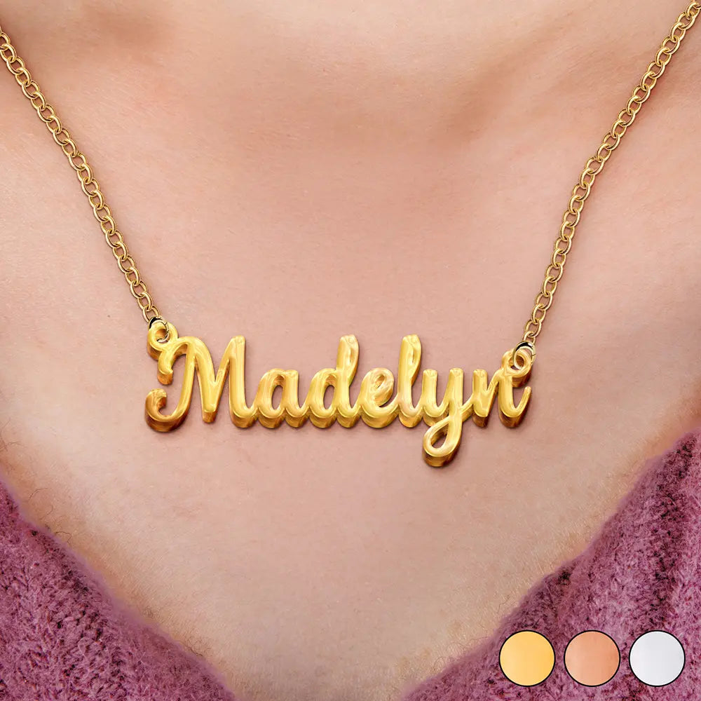 Unleash The Creativity And Design Your Own Name Jewelry - Personalized Letter Necklace