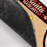 Dear Santa Define Naughty Christmas Dog - Christmas Gift For Dog Lovers - Personalized Custom Doormat
