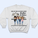 Connected By Heart Hoodie Friends - BFF Bestie Gift - Personalized Custom Hoodie
