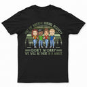 Out Of Breath Hiking Society Outdoor Friends - BFF Bestie Gift - Personalized Custom T Shirt