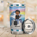 Just A Girl Boy Who Loves Cruising - Gift For Traveling Lovers - Personalized Custom Tumbler