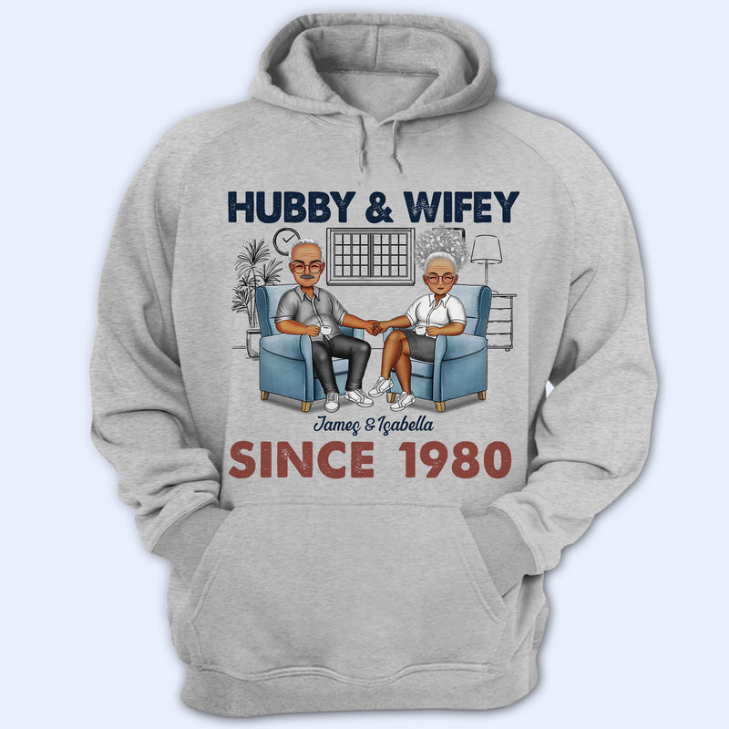 Together Since - Anniversary, Birthday Gift For Spouse, Lover, Husband, Wife, Boyfriend, Girlfriend, Couple - Personalized Custom T Shirt