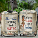 Just A Girl Boy Who Loves Traveling Adventure - Gift For Traveling Lovers - Personalized Custom Luggage Cover